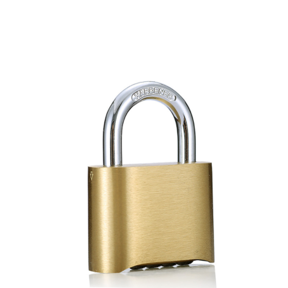 High Security 4 Digital Zinc Alloy And Solid Brass Combination Padlock With Stainless Shackle