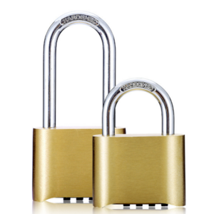 High Security 4 Digital Zinc Alloy And Solid Brass Combination Padlock With Stainless Shackle