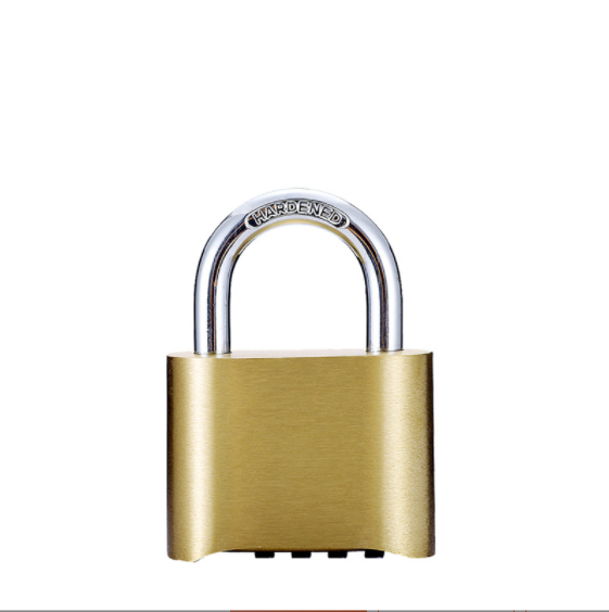 High Security 4 Digital Zinc Alloy And Solid Brass Combination Padlock With Stainless Shackle