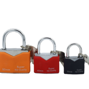 Manufacturer Wholesale Pure Copper Lock Core Waterproof Padlock Diamond-Shaped Electroplating Waterproof Glue Color Copper Core