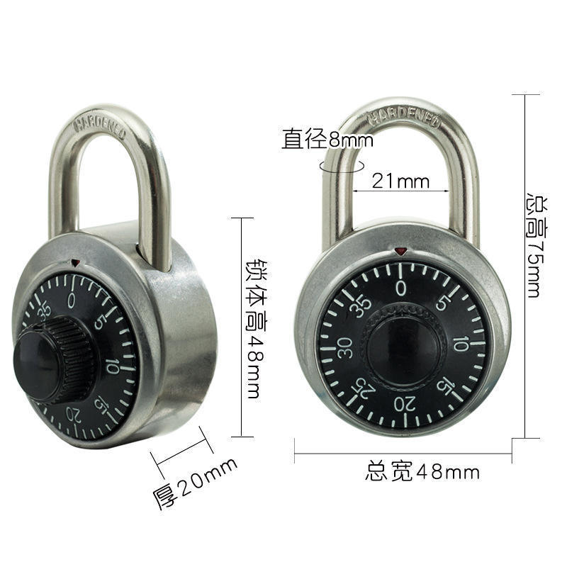 Combination Lock Resettable 4-Digit Padlock In Zinc Alloy 4 Digit Combination Pad Locks