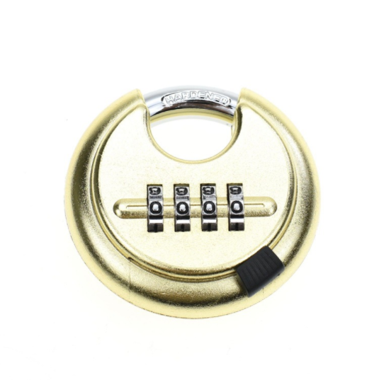 High Security Round Disc Combination Lock Dial Disk Padlock For Outdoor