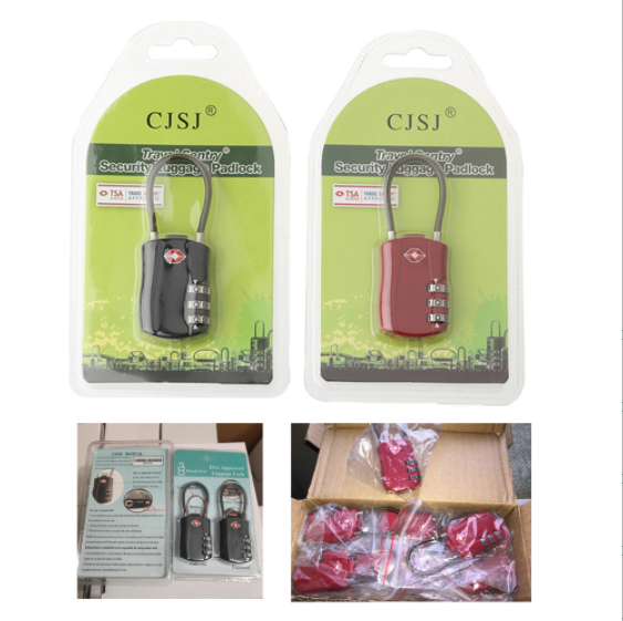 Gym Tsa Combination Locks Zinc Alloy Custom 3 Combination Codes Zinc Alloy Travel TSA Luggage Lock