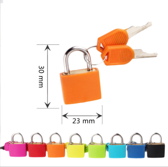 Candado 23 Mm 33 Mm Small Copper Lock Lovely Padlock Metal Mini Luggage Lock Head Anti-Theft Travel Cabinet Lock