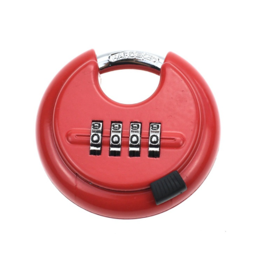 High Security Round Disc Combination Lock Dial Disk Padlock For Outdoor