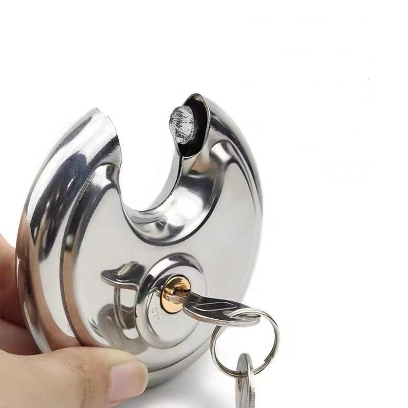 Factory Directly Sale Padlock Stainless High Quality Outdoor Usage Round Padlock In Stock