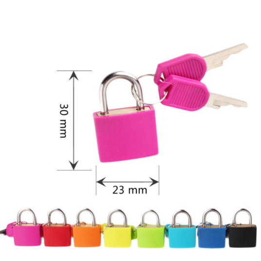 Candado 23 Mm 33 Mm Small Copper Lock Lovely Padlock Metal Mini Luggage Lock Head Anti-Theft Travel Cabinet Lock