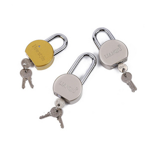 Anti-Rust And Anti-Prying Round Steel Lock Dormitory Big Round Angle Padlock Long Beam Short Beam Round Steel Padlock