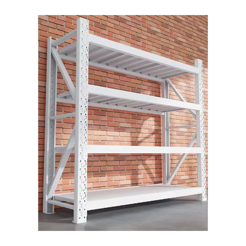 Warehouse 4 Layers Heavy Duty Boltless Shelf Industrial Metal Medium Duty Storage Stacking Rack