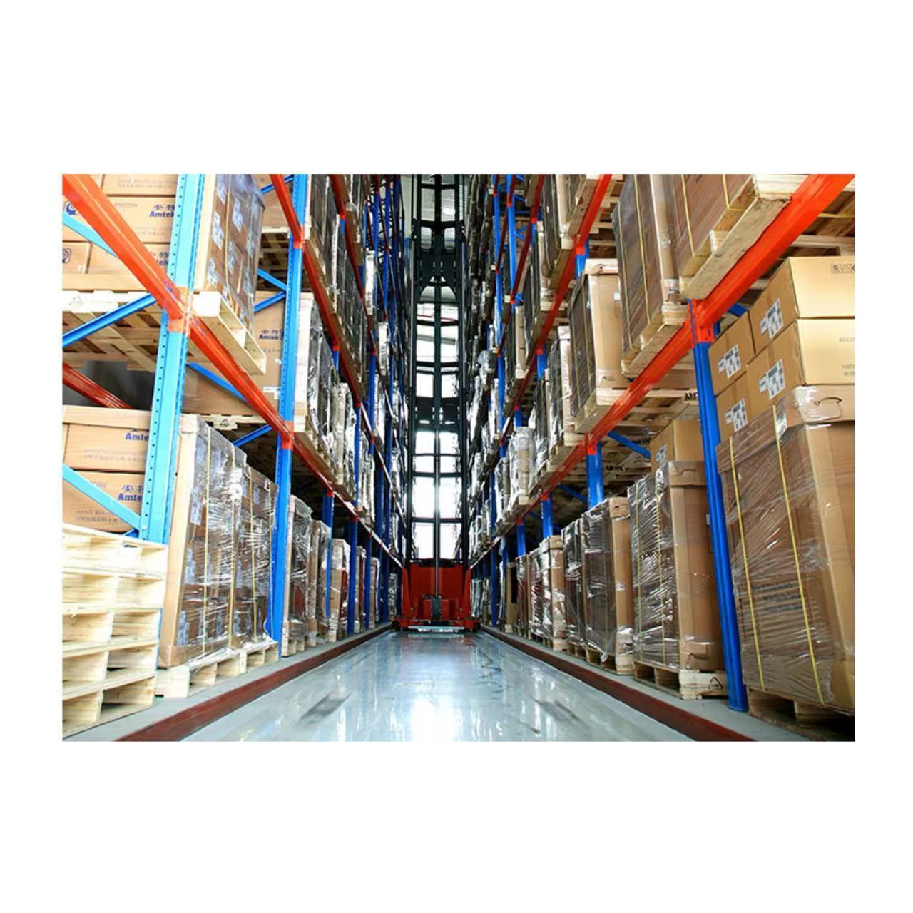 Narrow Aisle Storage Boltless Rack System Customized Adjustable VNA Pallet Rack For Warehouse