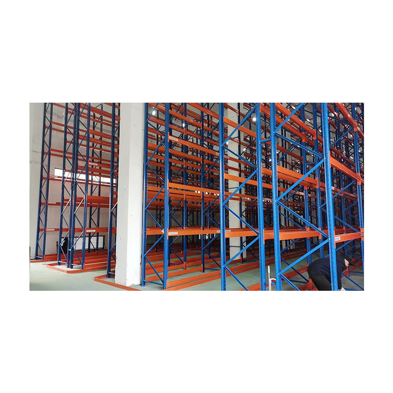 Narrow Aisle Storage Boltless Rack System Customized Adjustable VNA Pallet Rack For Warehouse