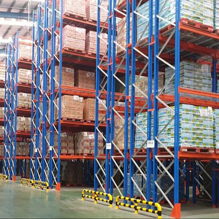 Made-In-China Electrostatic Spray Boltless Rack System Warehouse Double Deep Pallet Storage Rack