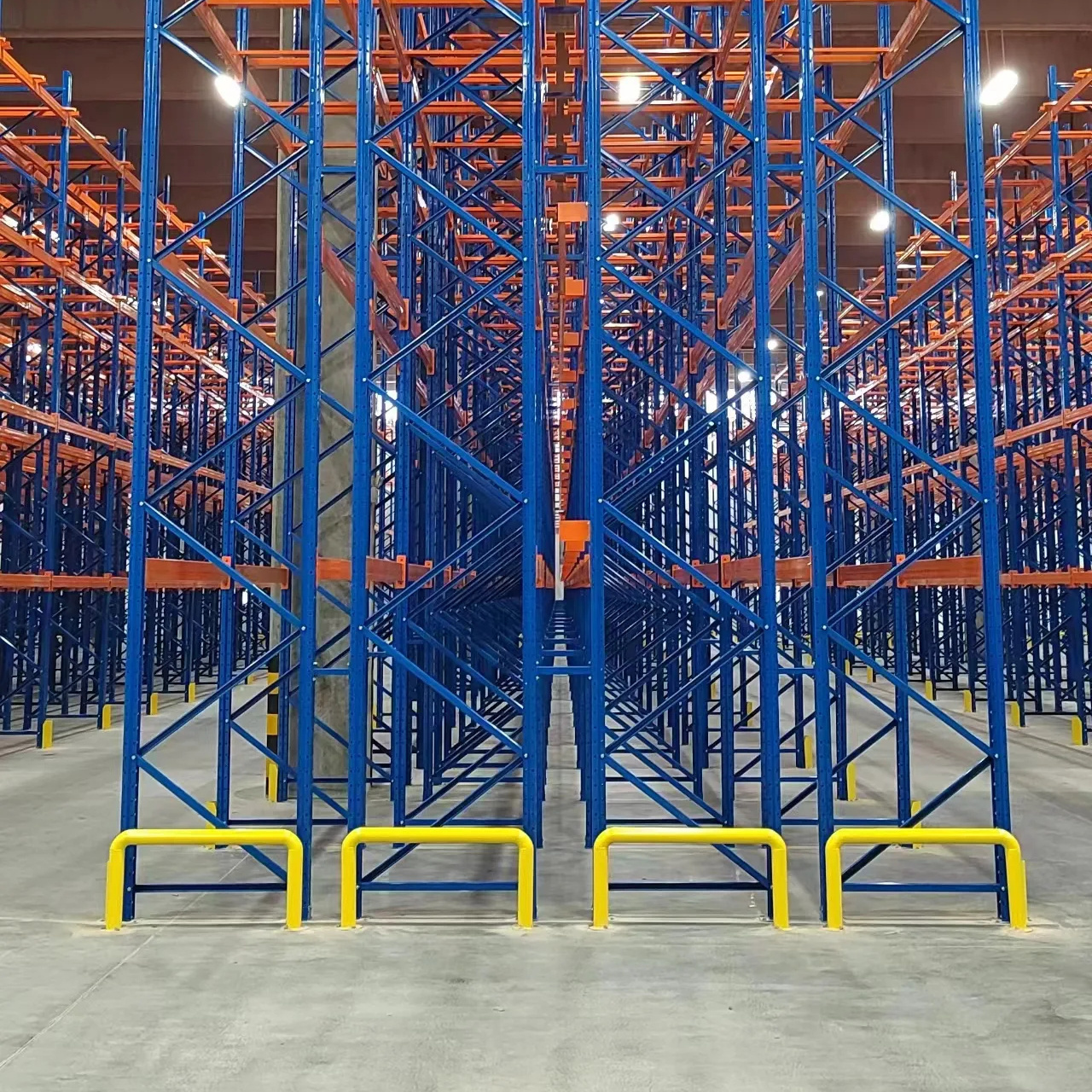 Heavy Load Industrial Rack Structure Strong Cold Steel Double Deep Storage Pallet Boltless Shelving