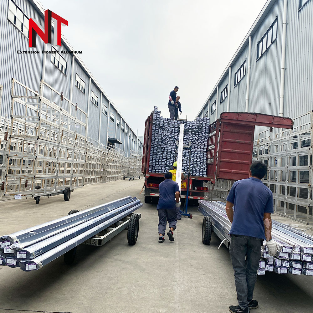 NUOTUO strict QC quality foshan export aluminium profile factory prices aluminum extrusion profile for window and Door