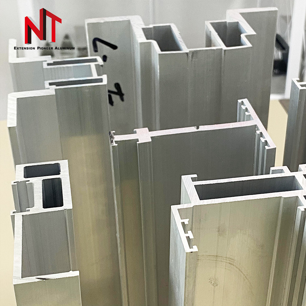 NT China manufacture high quality customized aluminum sliding profile push and pull extrusion frame