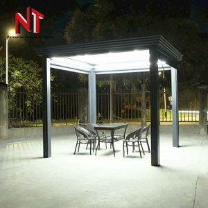 NUOTUO China export manufacturer high quality competitive price electric aluminum pergola aluminium pergola gazebo