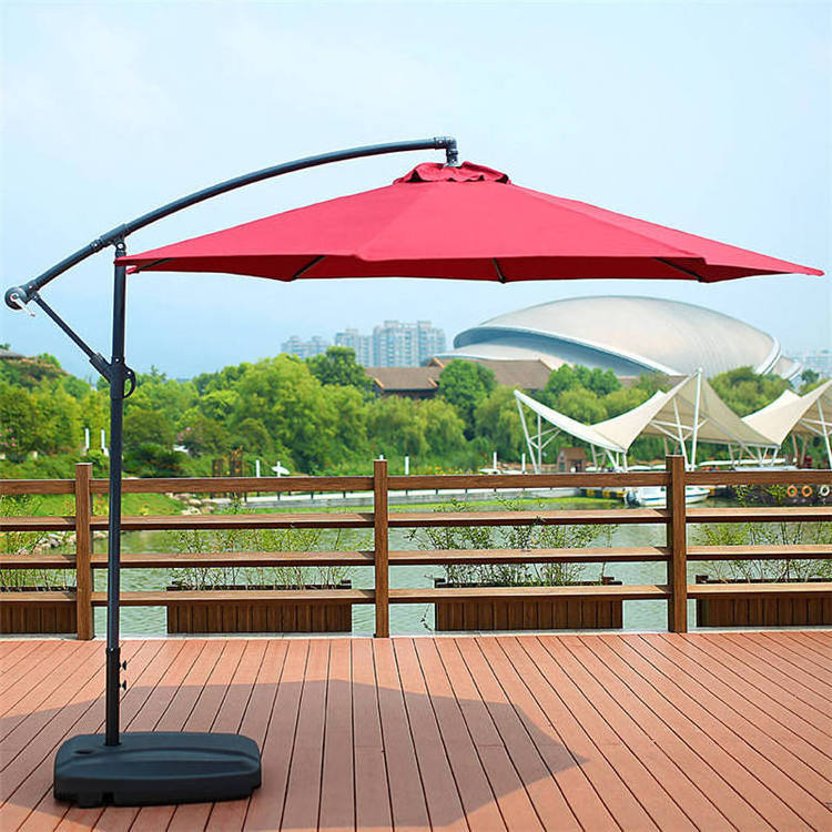 chinese commercial umbrellas outdoor wholesale parasols cantilever umbrella outdoor garden parapluies et bases de terrasse