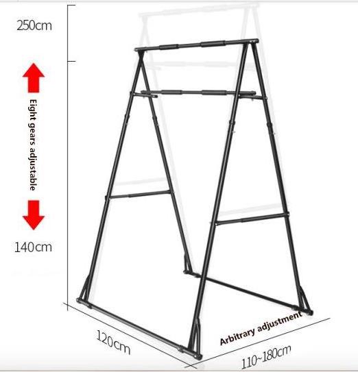 High Quality Multifunctional Adjustable Aerial Yoga Hammock Set  Frame Support Stand For Sandbag Stand Pull-ups