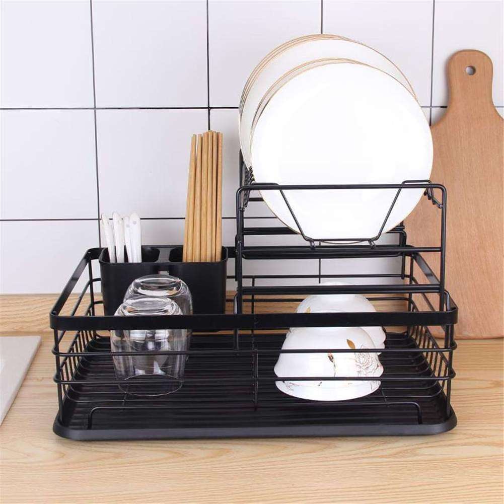 2023 Hot sale stainless steel 3 tier dish drying rack over the sink dish drying rack