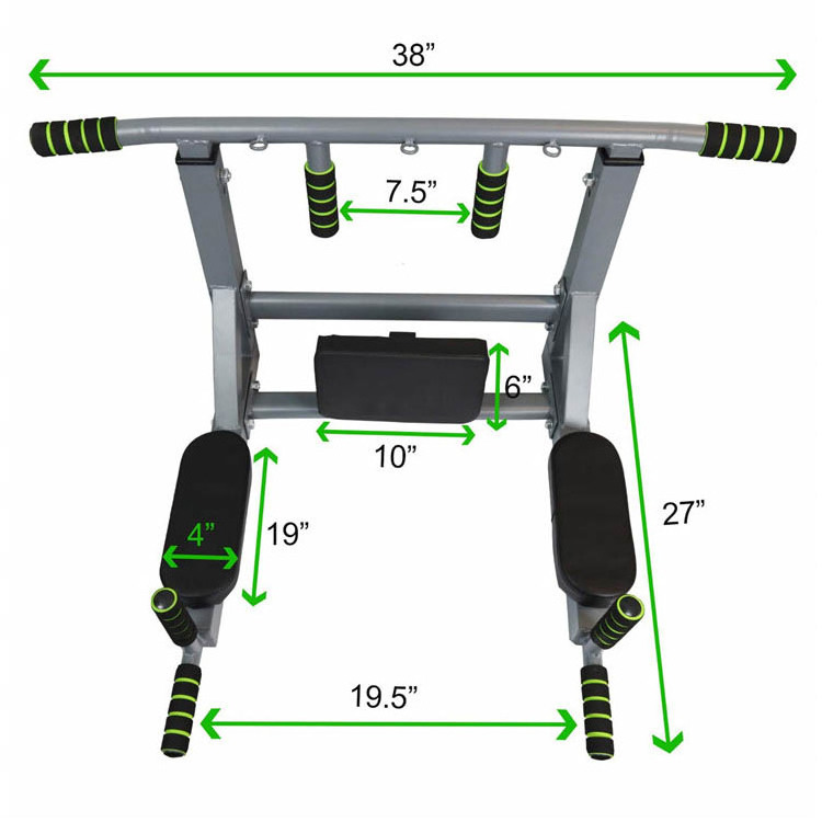 Indoor Gym Ceiling Exercise Horizontal Fitness Equipment Pull-up Pull Pullup Chin-up Chin Barra Parede Up Bar Wall Mounted