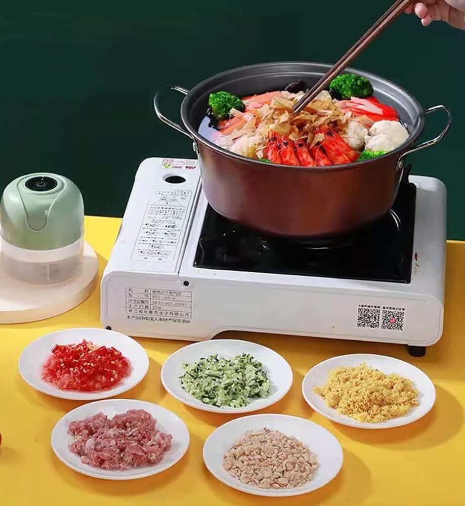 Food Meat Vegetable Onion Electric Mini Garlic Peeler And Chopper Vegetable Cutter Triturador De Alho Cocina