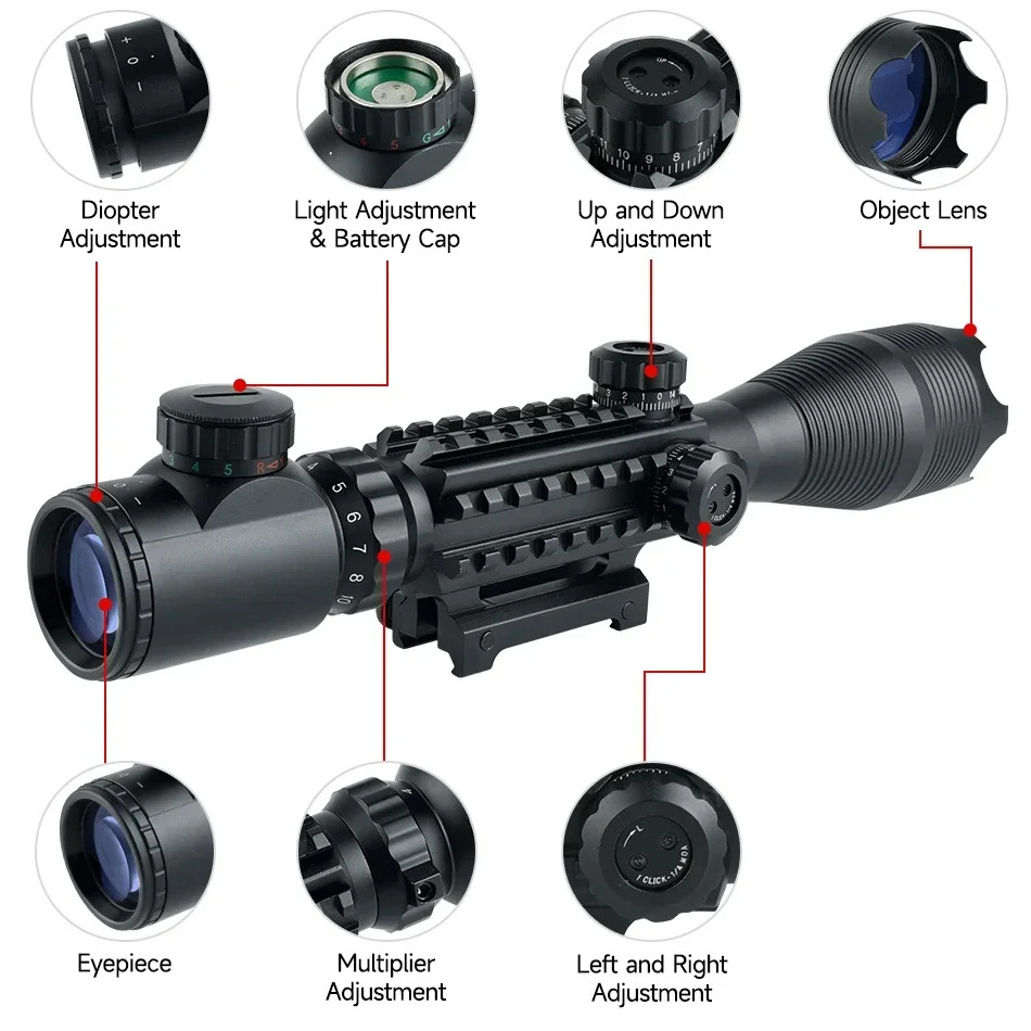 Red Dot Optic Sight Long Range Scopes Thermal Scope Laser Sight For Hunting