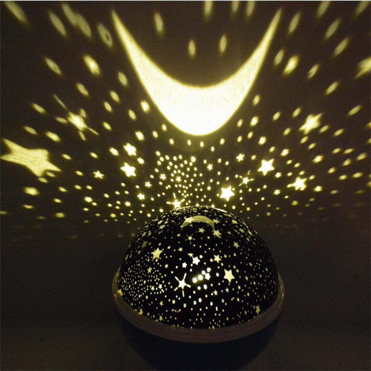 Induction Kids Fancy Led Starry Baby Night Light Moon Ceiling Ocean Star Animal Projector Stick On Night Light Socket