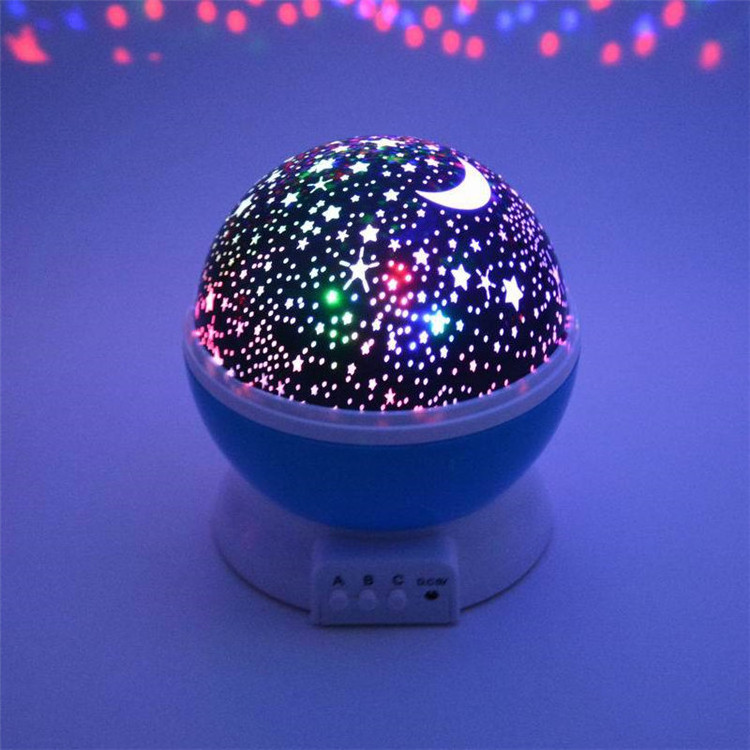 Induction Kids Fancy Led Starry Baby Night Light Moon Ceiling Ocean Star Animal Projector Stick On Night Light Socket