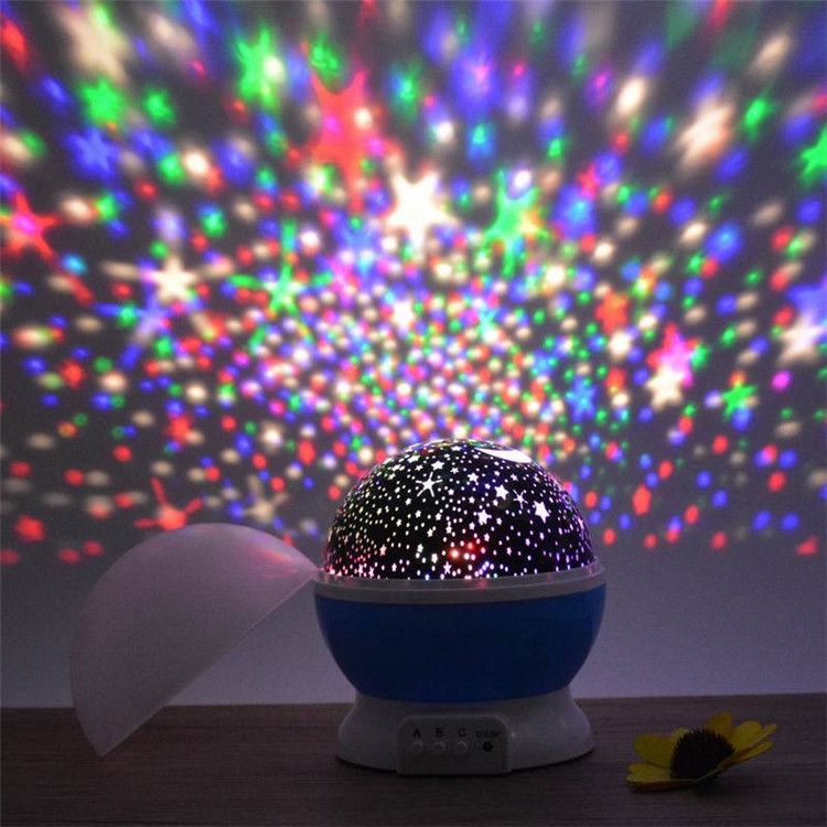 Induction Kids Fancy Led Starry Baby Night Light Moon Ceiling Ocean Star Animal Projector Stick On Night Light Socket