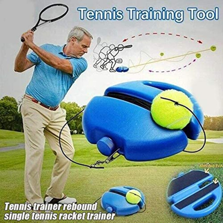 Cheap Random Direction Forearm Springen Base Rebound Ball Swing Equipment Practice Training Portable  Solo Tennis Trainer