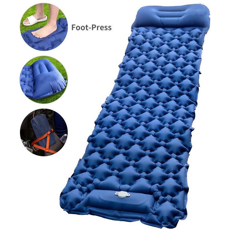 Ultralight Tpu Compact Lightweight Inflatable Air Bed Cushion Sleeping Mat Air Mattress Camping Sleeping Pad