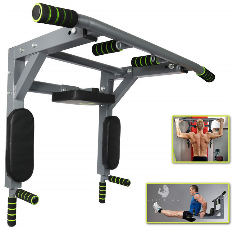 Indoor Gym Ceiling Exercise Horizontal Fitness Equipment Pull-up Pull Pullup Chin-up Chin Barra Parede Up Bar Wall Mounted