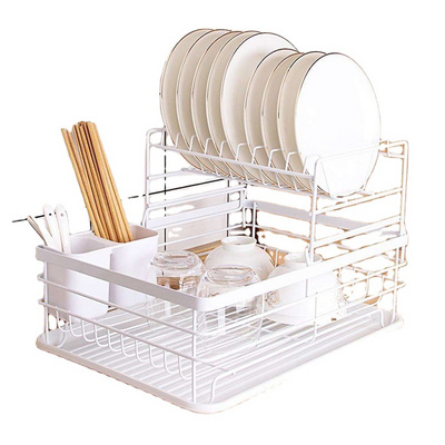 2023 Hot sale stainless steel 3 tier dish drying rack over the sink dish drying rack