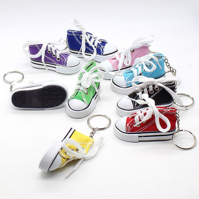 Custom Personalized 3D Fabric Mini  Rubber Shoes Sneakers Keychain Sneaker Shoe