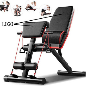 Folding 20 In 1 Foldable Flat Banco De Banco Pesas Fitness Multi Workout Adjustable Gym Weight Lifting Bench Rack Set For Gym