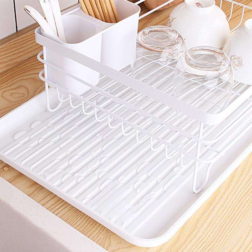 2023 Hot sale stainless steel 3 tier dish drying rack over the sink dish drying rack