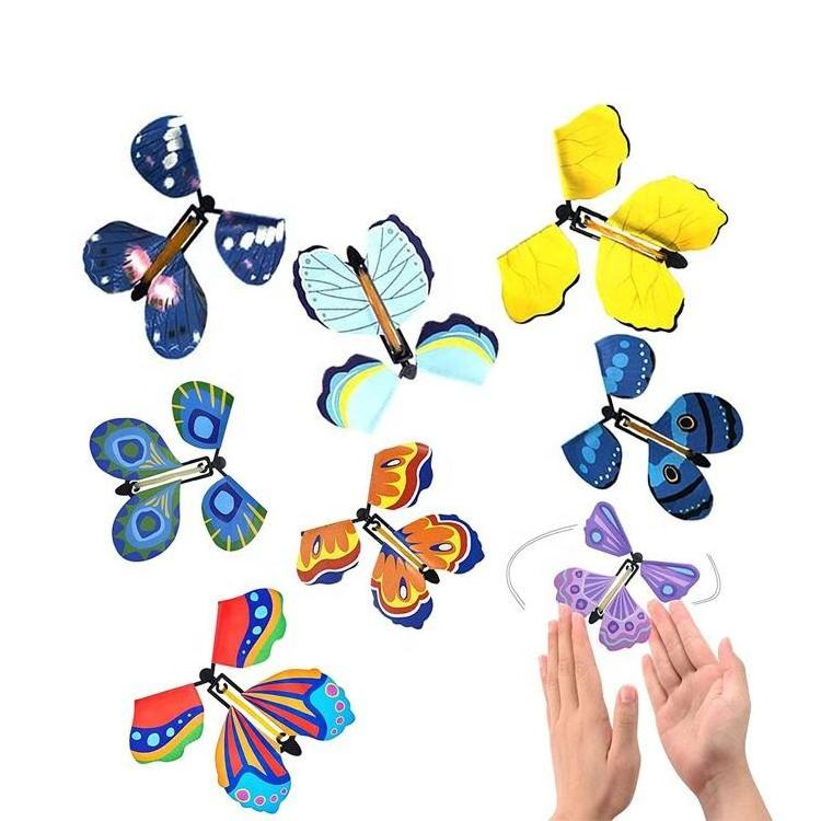 Nuoxin Wholesale Customizable Promotional Party Supplies Flying Butterfly Flies out of a Gift Box