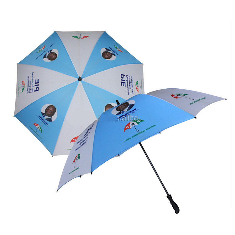 Political Campaign Umbrella,Pdp Golf Umbrella For Nigeria,Set Of Campaign Umbrella