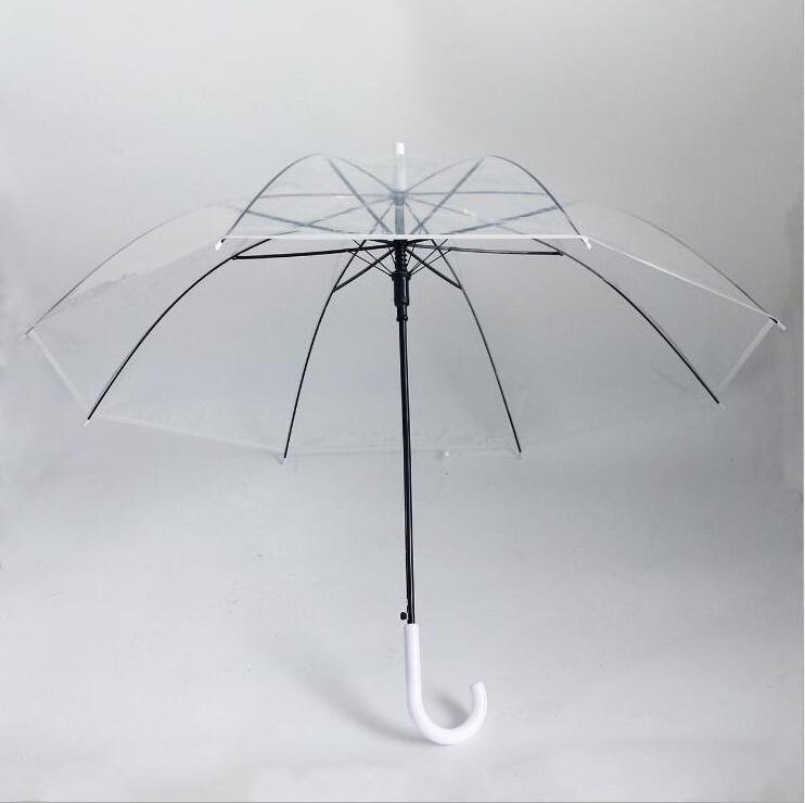 Nuoxin Factory Wholesale  Outdoor Clear Kid Cheap Straight Custom Transparent Promotional Umbrella with Logo