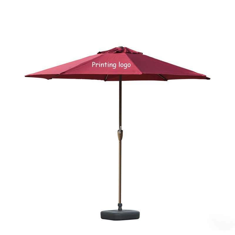 Cheap Outdoor Sunshade Waterproof Printed Promotional Advertising Sport Beach Parasol Umbrella Protects The Head From The Sun