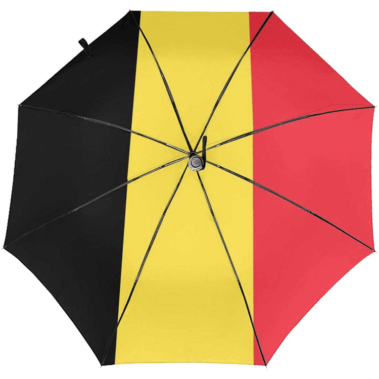 Nuoxin Custom All Countries National Flag Umbrella Chile Silk Printing Folding Umbrella Auto Open Pongee Umbrellas Parasol