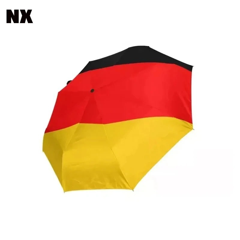 OEM Logo Printing Digital Full Print Umbrella Country Germany Flag Custom Automatic Umbrella for Promotion Gift