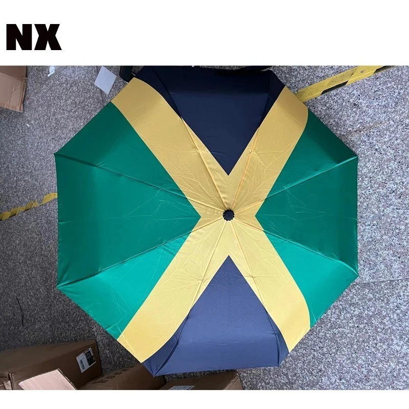 OEM Logo Printing Digital Full Print Umbrella Country Germany Flag Custom Automatic Umbrella for Promotion Gift