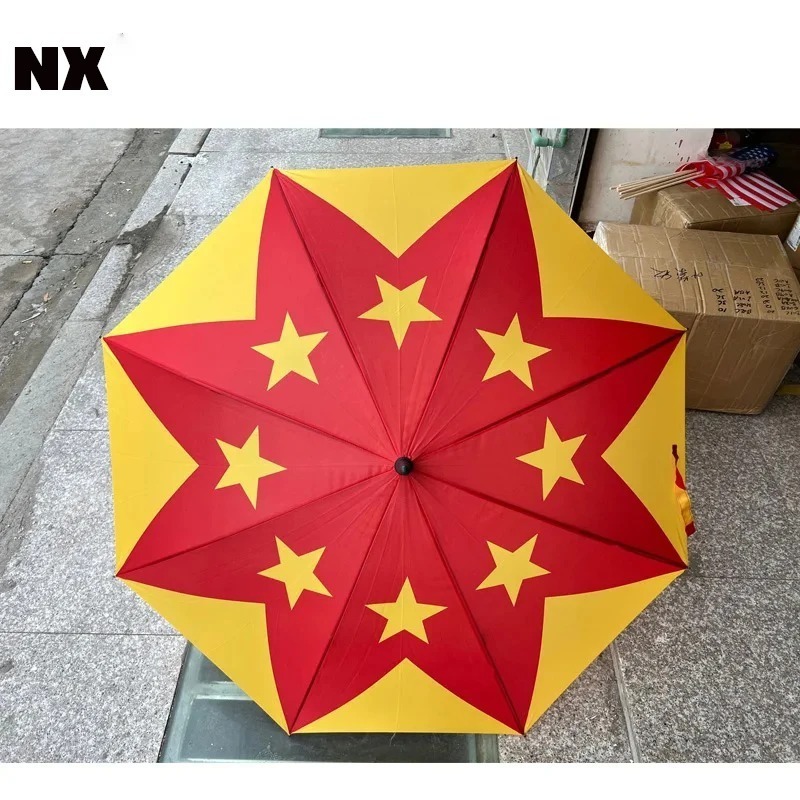 OEM Logo Printing Digital Full Print Umbrella Country Germany Flag Custom Automatic Umbrella for Promotion Gift