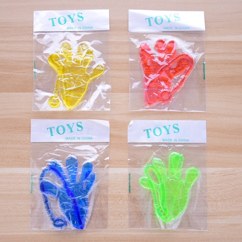 Nuoxin New Cheap Mini Children's Toys Manos Pegajosas Snap Novelty Gifts Funny Stretchy Sticky Slappy Hand Kids Toy for Stress