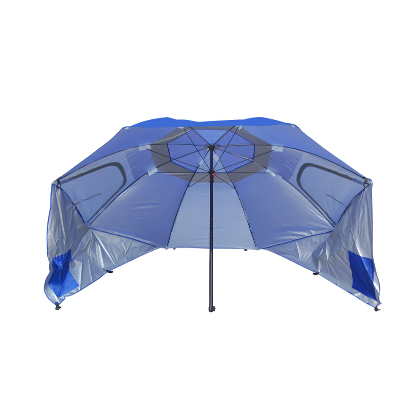 2021 Sea Umbrella Beach Shelters Umbrella Tent Camping Large Sun & Rain Canopy Beach Umbrella