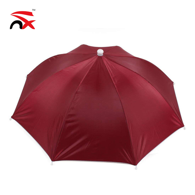 Wholesale Sun Black Umbrella Hat Cap on Outdoor