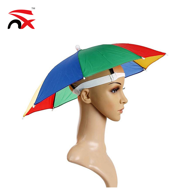 Wholesale Cover the Sun Hat Shape Head Cap umbrella