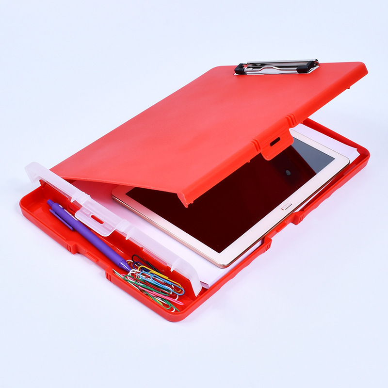 Factory High Quality Clipboard With Storage And Clear Plastic File Paper Cover Paper File Holder