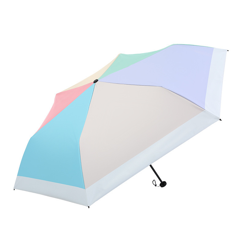 Portable small ultra -light carbon fiber feather umbrella Vinyl sunscreen UV sun umbrella Advertising Umbrella